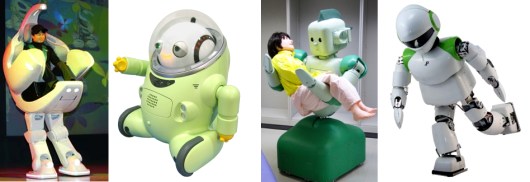 robots japonais i-fbot, i-foot, etc.
